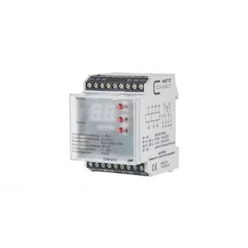 METZ CONNECT EIW-C18 industristikdåse, Schuko, DIN-skinne, 230 V, 8 A, hvid 11027205