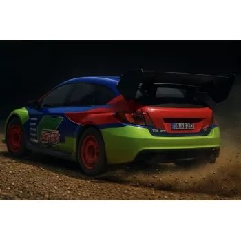 Absima 1:10 EP Rally STi-X Brushless 4WD RTR RC-bil med batteri og oplader (12234)