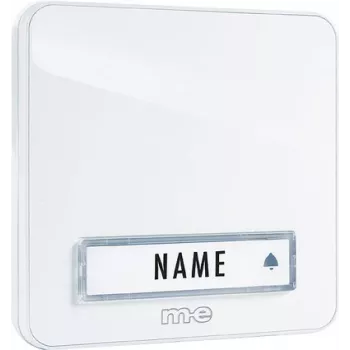 M-E MODERN-ELECTRONICS KTA-1 W klangstrykknap, påmonteret, hvid
