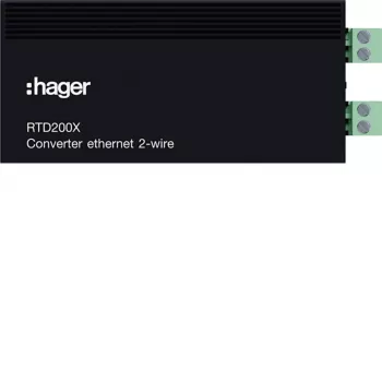 Hager RTD200X IP-til-2-tråds-konverter til dørtelefonanlæg