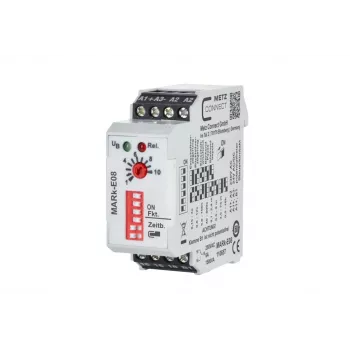 METZ CONNECT 110657 effektrelæ hvid 24V AC/DC 2 CO 16A DIN-skinne