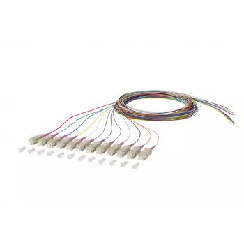 METZ BTR 150N1CO0020E OpDAT Pigtail SC-PC OM4 12 Colours 2.0m Multimode Fiber G50/125