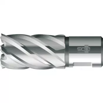 BDS HSS Core Drill Bit 18 mm Cutting Depth 30 mm Weldon Shank KBK-018