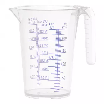 Pressol 07 060 målebæger 0,25 L PP transparent med tud og håndtag
