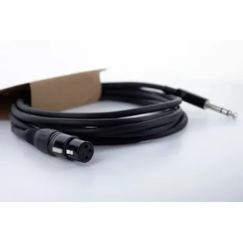 Cordial EM 6 FV XLR til 6,3 mm TRS jack audiokabel, 6 m, sort 14823
