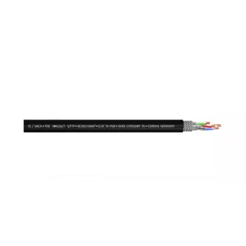 Cordial 15590 CAT 7a S/FTP-netværks-patchkabel, RJ45, 2 m, sort, PUR-kappe
