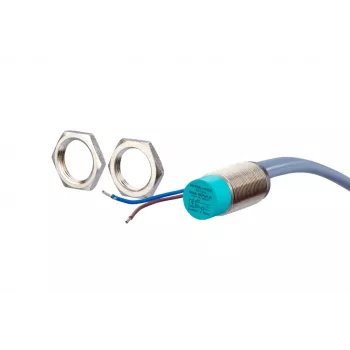 METZ CONNECT induktiv nærhedssensor 2-tråds DC M12 plan NO 2mm IP67 kabel 2m 110149