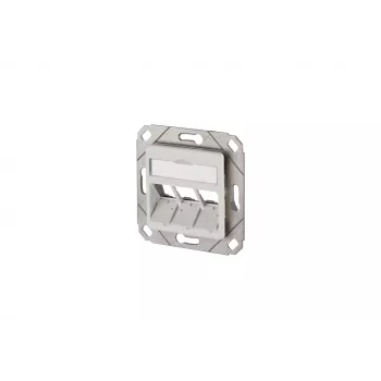 METZ BTR 130B20D31102KE Keystone 3-port indbygget tomdåse efter tysk standard, ren hvid