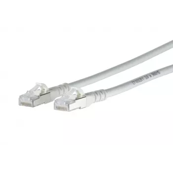 METZ BTR 1308450288-E Cat.6A S/FTP LSZH patchkabel, 0,2 m, hvid