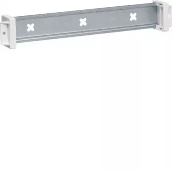 Hager UT22C isoleret DIN-skinne, Hutschiene 35x7,5 mm, dybde justerbar op til 21 mm, grå