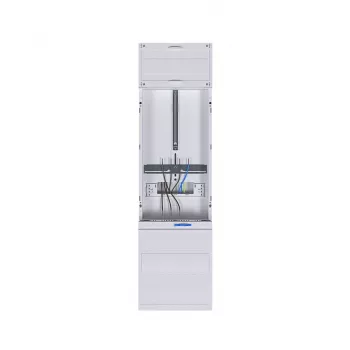 Hager ZH23X7 komplet målerfelt, 1 målerplads, 1 formålerplads, 1-etages, 900x250mm, 5-polet samleskinne, 300mm, med samleskinne
