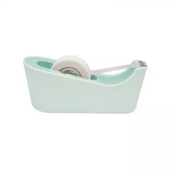 3M Scotch C18 mintgrøn borddispenser med Magic Tape, 19 mm x 7,5 m, transparent