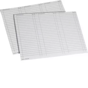 HAGER uniZ ZZ90A markeringsark A4 hvid 10 ark
