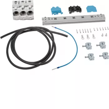 HAGER ZY51T1 sikringsholder-sæt til beskyttelse af strømtransformator-sekundærkredse, 1-polet, 0,5 A, 250 V AC, DIN-skinne montage