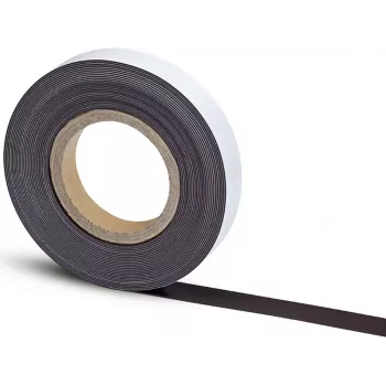 MAUL selvklæbende magnetbånd 45 mm x 10 m, 1 mm tykt, kan klippes, fleksibelt (6156309)