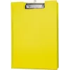 MAUL clipboard-mappe A4, gul, foliebelagt karton, fladtrådsklemme 2339213