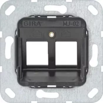 GIRA Bæreramme 560200 Modular Jack 2 2-fag monteringsramme