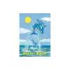 HERMA sticker-album Den lille delfin, A5, 16 sider, coated specialpapir, genanvendelige stickers 15419