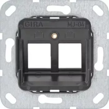 Gira Bæreramme 560400 til Modular Jack 4, 2-fag, antracit