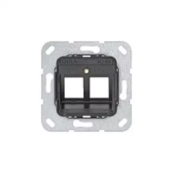 Gira Bæreramme 560400 til Modular Jack 4, 2-fag, antracit