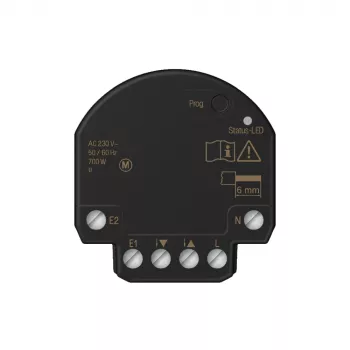 JUNG HOME Shutter Actuator 1-Channel Mini with 2 Binary Inputs, Bluetooth Mesh BTJ1B2U