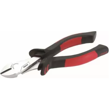CIMCO Kraftsideskærer 200mm, oliehærdet, induktionshærdede skær, ergonomisk 2-komponentgreb, rød/sort 100528