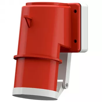 MENNEKES 400 overfladeapparatstik 16A 5-polet 6h 400V IP44 rød