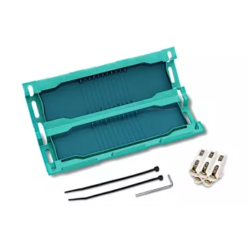 HellermannTyton WIC1-0 grøn snap-on-kabelmarkør 0, PP, 1,5-2,5 mm 435-00656