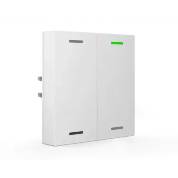 MDT BE-TAL63T2.01 KNX-tastsensor Light 63, 2-funktion, RGBW, temperatursensor, studio hvid glans
