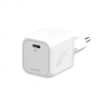 4smarts PDPlug SiC 65W USB-C vægoplader, hvid
