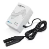 H-Tronic 1114720 Vanddetektor med ekstern sensor, stik, 230V AC, akustisk alarm 85 dB, relæudgang, 2m sensorkabel