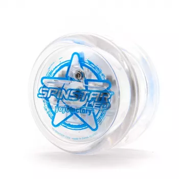 YoYoFactory Spinstar mørktlysende blå begynder- til øvet-yo-yo