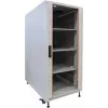 IT-BUDGET 19 inch Network Cabinet SRK Complete Set - 22U - 600x600 mm - Glass/Solid Steel Door - 4 Active Fans - PDU - Shelves - Pre-assembled - Light Grey (99ITB19SRK2266GGM)