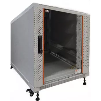 IT-BUDGET 19 inch server rack SRK 12U 600x1000 mm lysegrå formonteret 99ITB19SRK12610GGNM