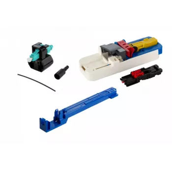 METZ CONNECT BTR NETCOM 1509MAJO002C-F LC/PC Fibre Optic Connector, OM3/OM4 Multimode, Pack of 20