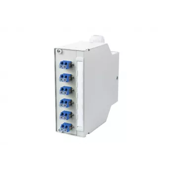 METZ OpDAT REGpro splejsemodul 6xLC-Duplex OS2 ren hvid RAL 9010 15024A97406-E