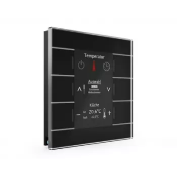 MDT BE-GBZS.01S KNX Glas Smart Betjeningspanel med Farvedisplay, sort