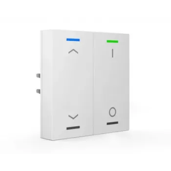 MDT BE-TAL55T2.C1 KNX trykkontakt Light 55 2-faset RGB-W temperatursensor ren hvid glans