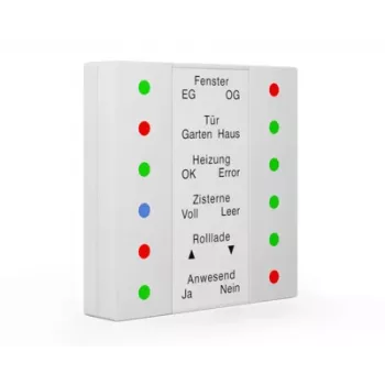 MDT SCN-LED55.01 LED-indikationsindsats 55mm Renhvid Blank