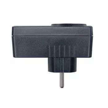 H-Tronic 1114730 indkoblingsstrømbegrænser SCL 3680 IP20, 16 A, 3680 W, Schuko stikadapter, sort