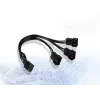 Inter-Tech AC PWM-Y-3 PWM-Y-kabel til tre blæsere, 4-pin, 15 cm 88885652