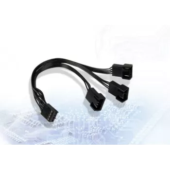 Inter-Tech AC PWM-Y-3 PWM-Y-kabel til tre blæsere, 4-pin, 15 cm 88885652