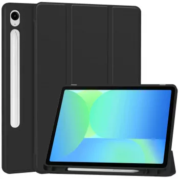 MRDISC flip cover til Samsung Galaxy Tab S10+ 5G, sort TPU MG-FLIPSGTSGB9SW