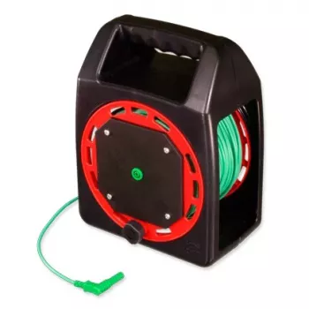 HT Instruments TL-50MKT 50 m Earth Test Lead Extension on Cable Reel, Green 2009690