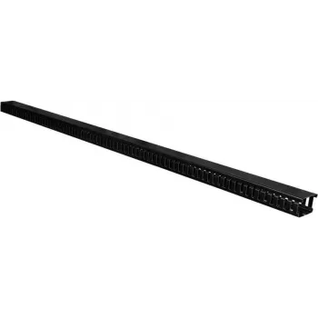 IT-BUDGET kabelkanal - vertikal eller horisontal montering - H 37,5 x B 50 mm - inkl. monteringsmateriale - sort - 1 meter (90ITBKKV100S)