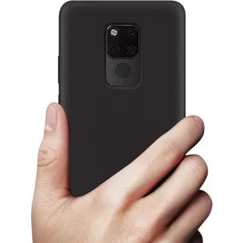 CYOO Premium flydende silikone cover til Huawei Mate 20 Pro - sort