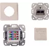 IT-BUDGET SPAR-PACK 10x Cat.6A 2-port RJ45 datadåse, horisontal kabelindføring, PoE+, ren hvid ZAA90ITBDDRW