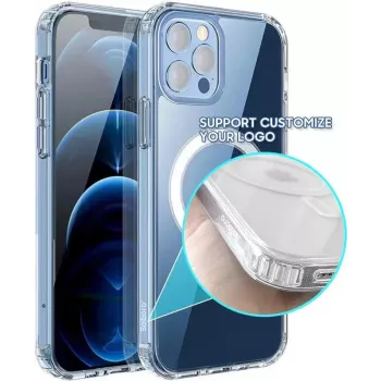 CYOO MagSafe cover til iPhone 15 Plus - transparent CY123285