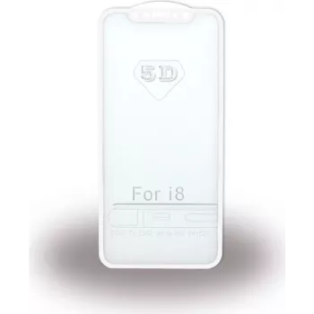 CYOO Premium Apple iPhone X 5D displayskærmbeskyttelse af hærdet glas - hvid