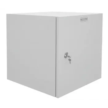 IT-BUDGET 19 inch vægskab netværksskab Easy, ståldør, 15U, 600x600 mm, lysegrå 90RR19CWV1566MG
